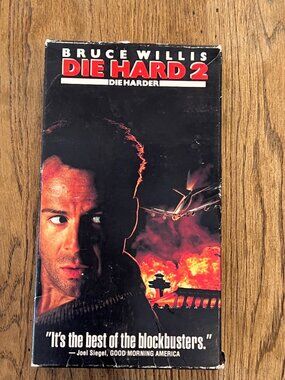 Die Hard 2 1990 Movie VHS Action Bruce Willis William Sadler Pre-Owned